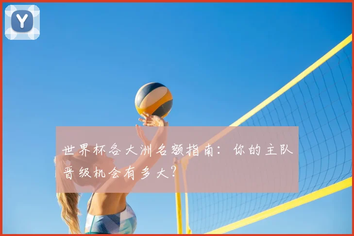 世界杯各大洲名额指南：你的主队晋级机会有多大？