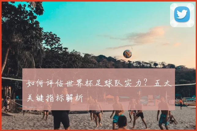 如何评估世界杯足球队实力?五大关键指标解析